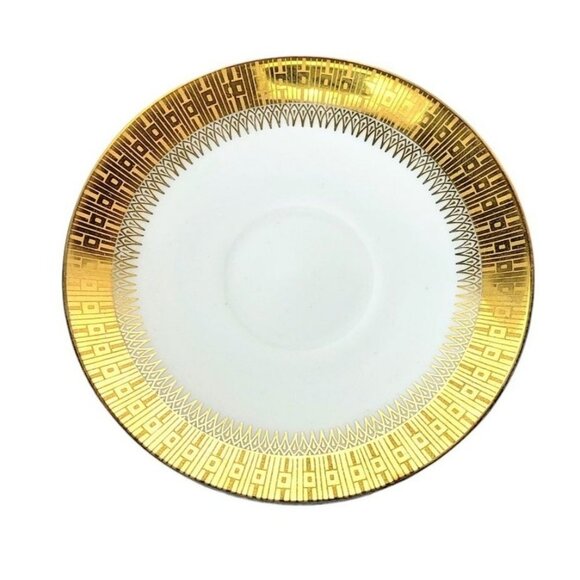 Bavaria Eberhal Gritty Design 5004 Porcelain Teapot Sugar Bowl Teacup Saucer Set - Picture 8 of 16